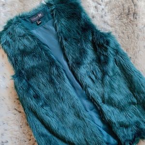 fur vest